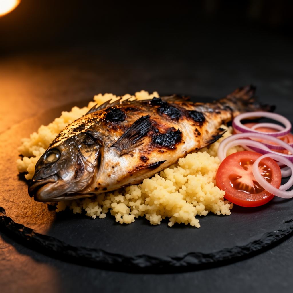 Attiéké poisson